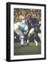 Football: Chicago Bears Dick Butkus No.51At Line of Scrimmage During Game Vs Detroit Lions-null-Framed Photographic Print