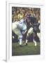 Football: Chicago Bears Dick Butkus No.51At Line of Scrimmage During Game Vs Detroit Lions-null-Framed Photographic Print