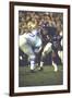 Football: Chicago Bears Dick Butkus No.51At Line of Scrimmage During Game Vs Detroit Lions-null-Framed Photographic Print
