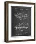 Football Cleat Patent Print-Cole Borders-Framed Art Print