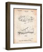 Football Cleat Patent Print-Cole Borders-Framed Art Print