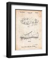 Football Cleat Patent Print-Cole Borders-Framed Art Print