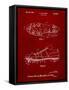 Football Cleat Patent Print-Cole Borders-Framed Stretched Canvas