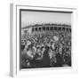 Football Fans at Yale-Harvard Game-null-Framed Photographic Print