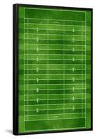 Football Field Gridiron Sports Poster Print-null-Framed Poster