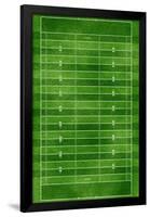 Football Field Gridiron Sports-null-Framed Poster