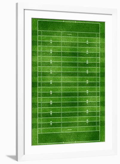 Football Field Gridiron Sports-null-Framed Art Print