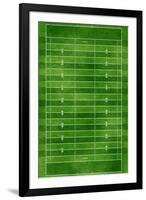 Football Field Gridiron Sports-null-Framed Art Print