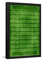 Football Field Gridiron Sports-null-Framed Poster