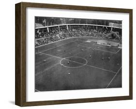 Football Final Between England and Denmark-null-Framed Photographic Print