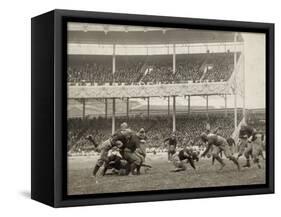 Football Game, 1916-null-Framed Stretched Canvas