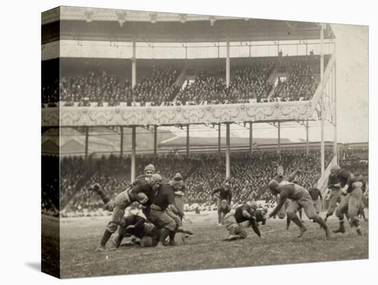 Football Game, 1916-null-Stretched Canvas