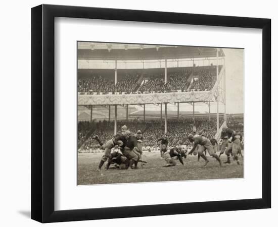 Football Game, 1916-null-Framed Photographic Print