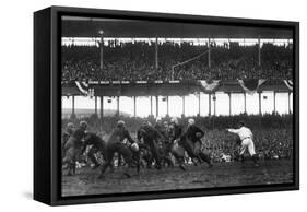 Football Game, 1925-null-Framed Stretched Canvas