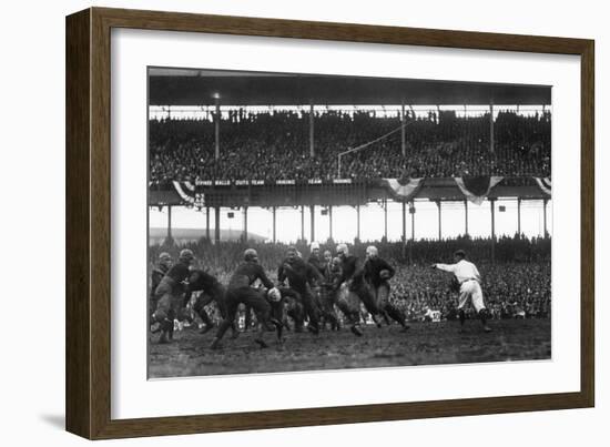 Football Game, 1925-null-Framed Giclee Print