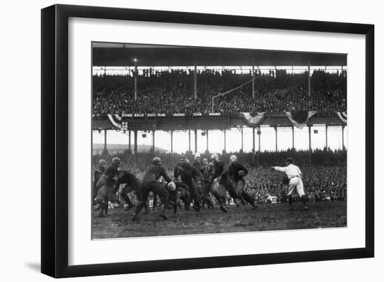 Football Game, 1925-null-Framed Giclee Print