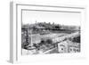 Football Game at Franklin Field, Philadelphia, Pennsylvania-null-Framed Premium Giclee Print