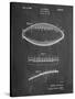 Football Game Ball Patent-Cole Borders-Stretched Canvas