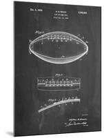 Football Game Ball Patent-Cole Borders-Mounted Art Print