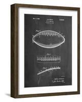 Football Game Ball Patent-Cole Borders-Framed Art Print