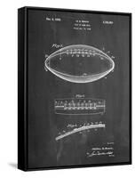 Football Game Ball Patent-Cole Borders-Framed Stretched Canvas