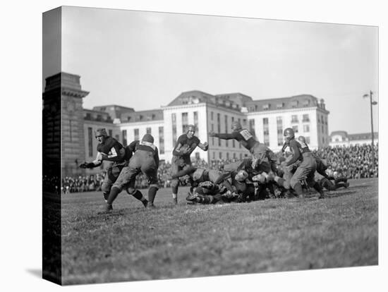 Football Game, c1915-null-Stretched Canvas