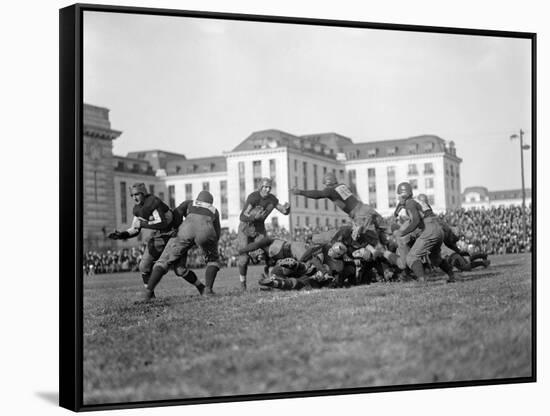 Football Game, c1915-null-Framed Stretched Canvas
