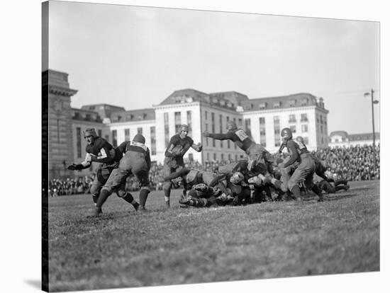 Football Game, c1915-null-Stretched Canvas