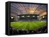 Football Game, Forsyth Barr Stadium, Dunedin, South Island, New Zealand - Fisheye-David Wall-Framed Stretched Canvas