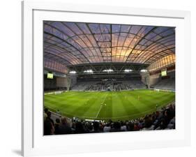 Football Game, Forsyth Barr Stadium, Dunedin, South Island, New Zealand - Fisheye-David Wall-Framed Photographic Print