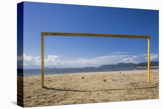 Football Goal in Praia (Beach) Do Pontal-Massimo Borchi-Stretched Canvas