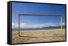 Football Goal in Praia (Beach) Do Pontal-Massimo Borchi-Framed Stretched Canvas