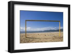 Football Goal in Praia (Beach) Do Pontal-Massimo Borchi-Framed Photographic Print