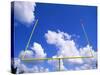 Football Goal Posts Against Sky-Alan Schein-Stretched Canvas