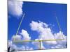 Football Goal Posts Against Sky-Alan Schein-Mounted Photographic Print