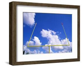 Football Goal Posts Against Sky-Alan Schein-Framed Photographic Print