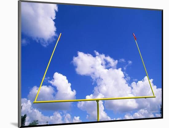 Football Goal Posts Against Sky-Alan Schein-Mounted Photographic Print