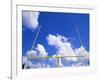 Football Goal Posts Against Sky-Alan Schein-Framed Photographic Print