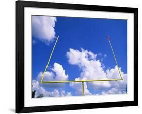 Football Goal Posts Against Sky-Alan Schein-Framed Photographic Print