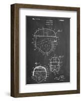 Football Helmet Patent-null-Framed Art Print