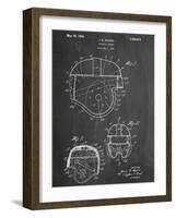 Football Helmet Patent-null-Framed Art Print