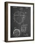 Football Helmet Patent-null-Framed Art Print