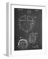 Football Helmet Patent-null-Framed Art Print