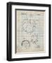 Football Helmet Patent-Cole Borders-Framed Art Print