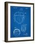 Football Helmet Patent-null-Framed Art Print