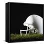 Football Helmet-Sean Justice-Framed Stretched Canvas