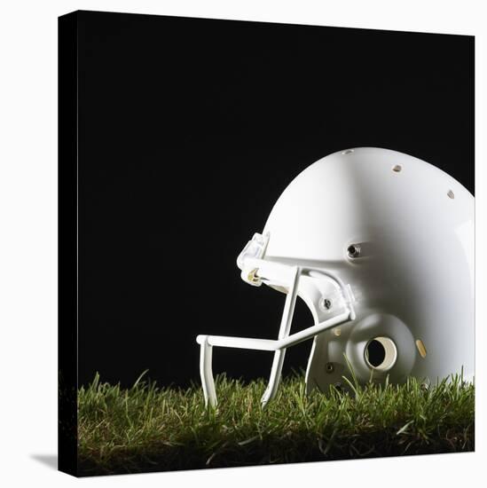 Football Helmet-Sean Justice-Stretched Canvas