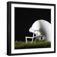 Football Helmet-Sean Justice-Framed Photographic Print