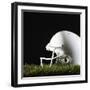 Football Helmet-Sean Justice-Framed Photographic Print