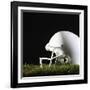 Football Helmet-Sean Justice-Framed Photographic Print